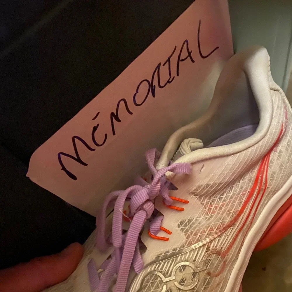Saucony Kinvara 14 Running Shoes Women 8.5 White Pink Purple S11020-241 Athletic